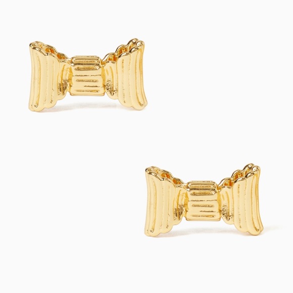 NWT KATE SPADE ♠️ ALL WRAPPED UP STUD EARRINGS - Picture 2 of 7